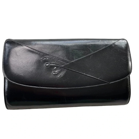 Bally Handbags - Bally Black Leather Made in Italy Vintage Purse